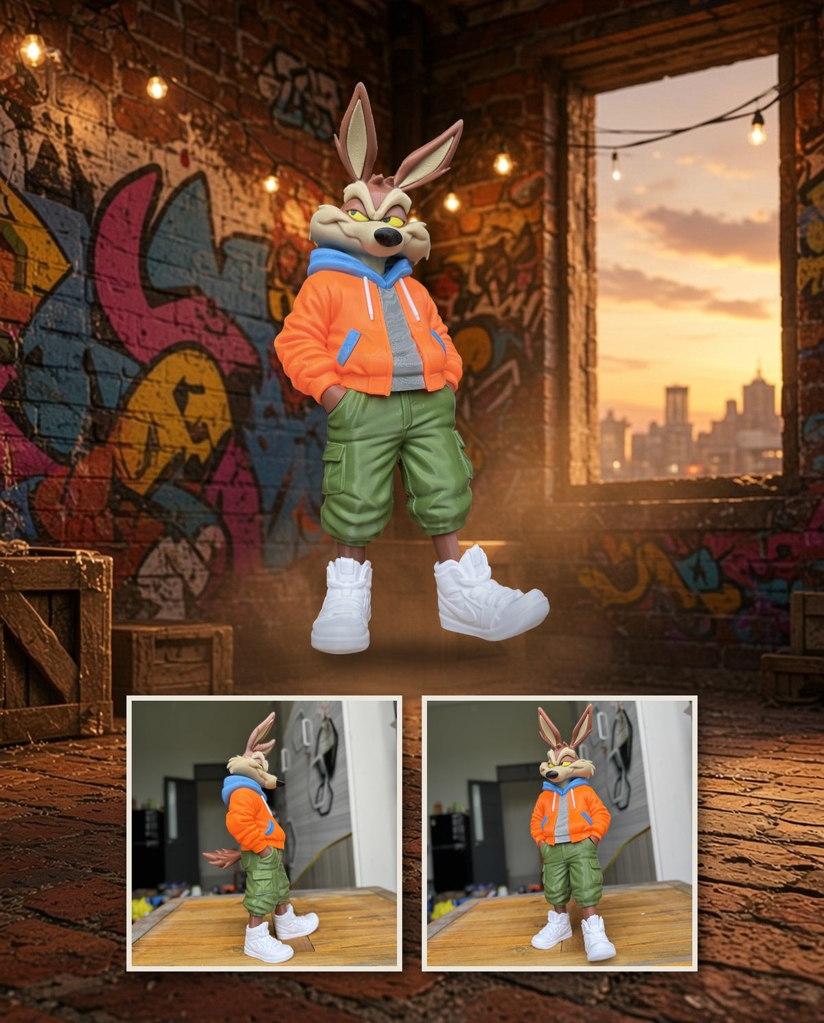 Urban Wile E. Coyote – FABBOX 3D printed