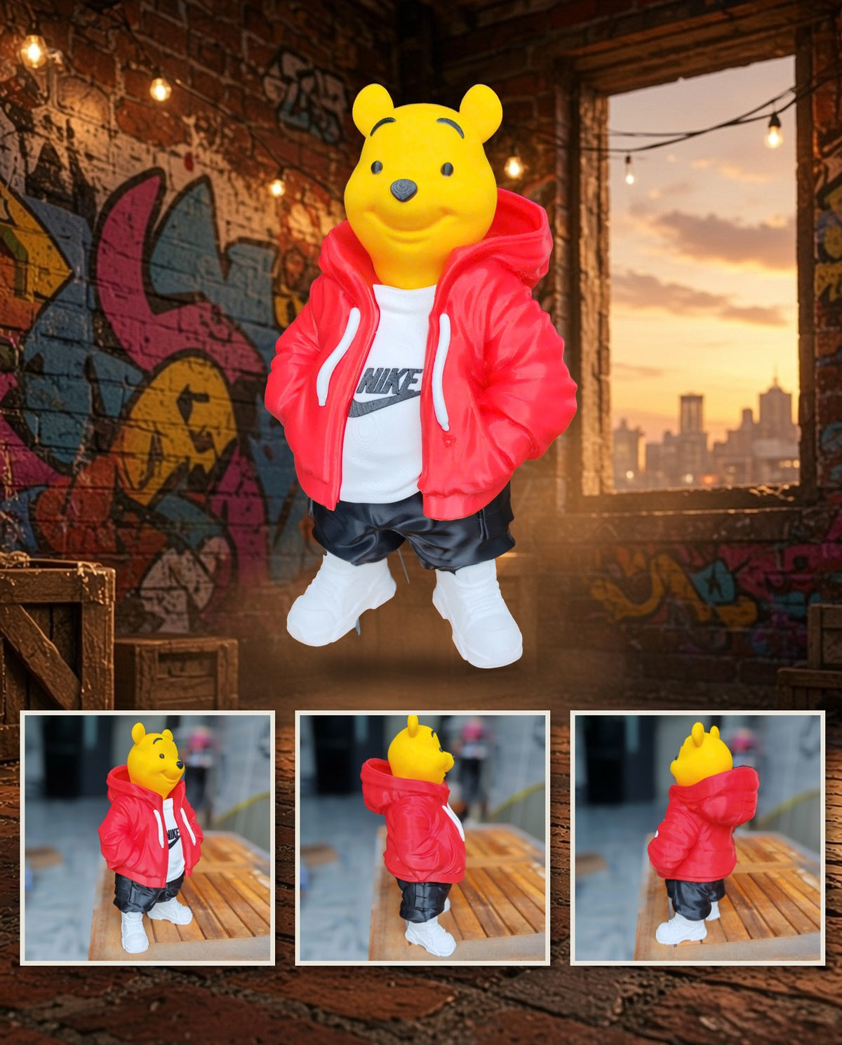 Urban Winnie the Pooh – FABBOX 3D printed