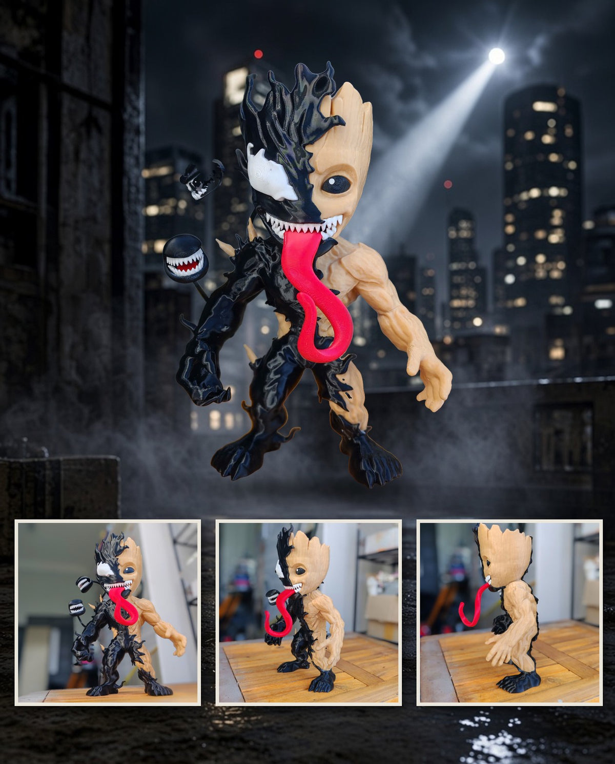 Venomized Baby Groot – FABBOX 3D printed