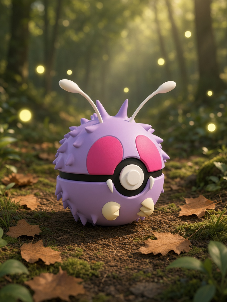 Venonat Character Ball – FABBOX 3D printed