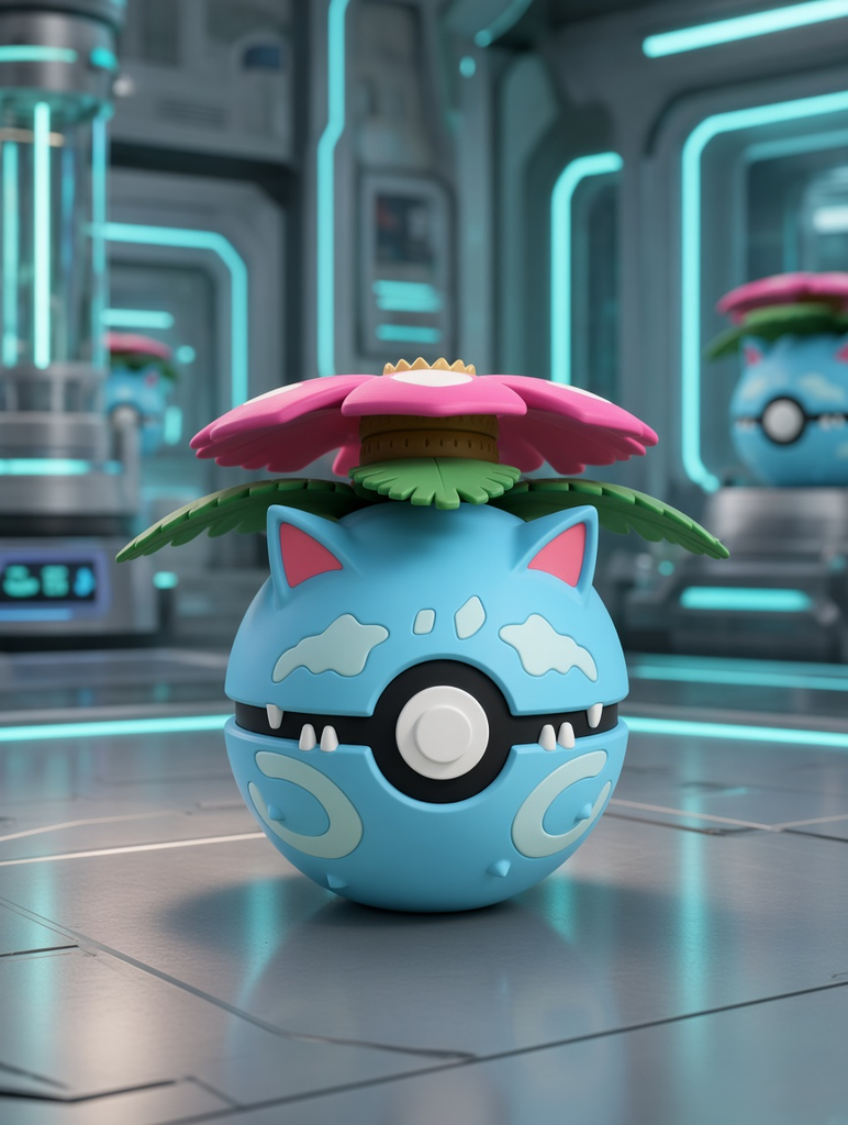 Venusaur Clone Character Ball – FABBOX 3D printed