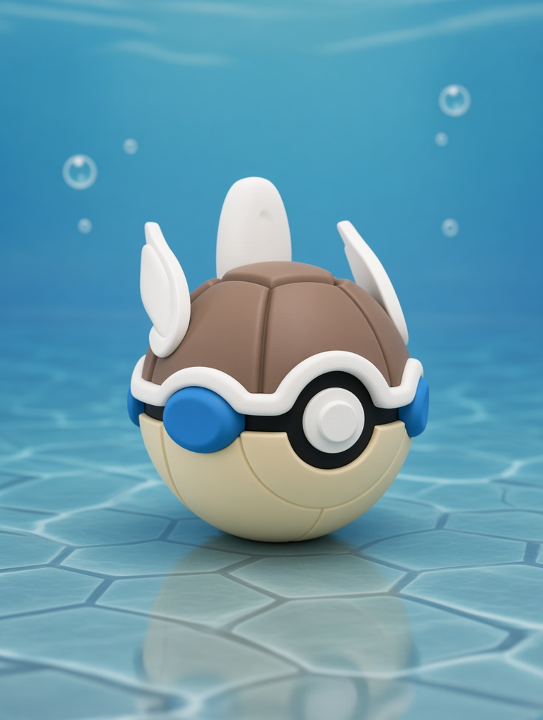 Wartortle Character Ball – FABBOX 3D printed