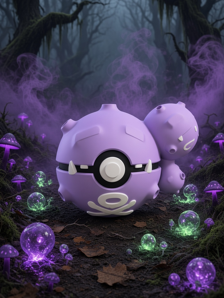 Weezing Character Ball – FABBOX 3D printed