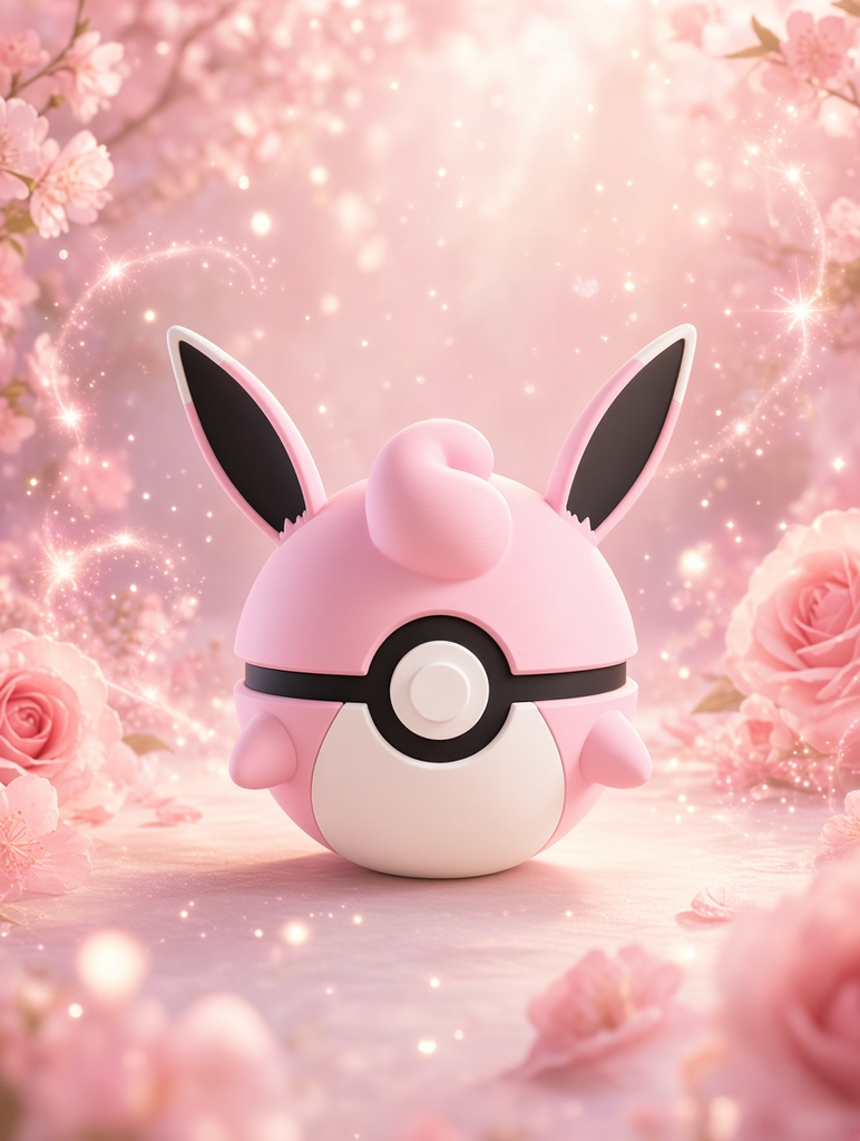 Wigglytuff Character Ball – FABBOX 3D printed