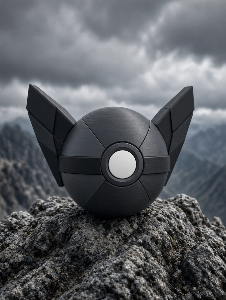 Zekrom Character Ball – FABBOX 3D printed