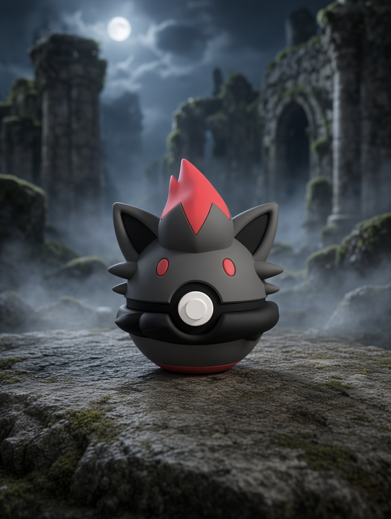 Zorua Character Ball – FABBOX 3D printed